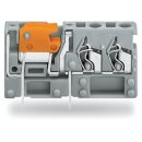 Wago 742-151 2LeiterLeiterplattenklemme Grau