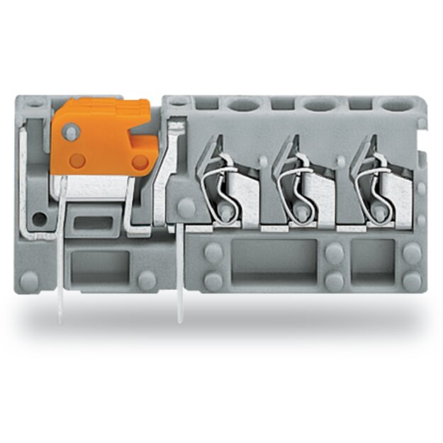 Wago 742-153 3LeiterLeiterplattenklemme Grau