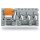 Wago 742-153 3LeiterLeiterplattenklemme Grau