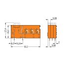 Wago 742-168 3LeiterLeiterplattenklemme