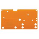 Wago 742-650 Abschlussplatte anrastbar Orange