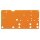 Wago 742-651 Abschlussplatte anrastbar Orange