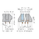 Wago 745-157/005-000 Leiterplattenklemme