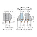 Wago 745-202 Leiterplattenklemme