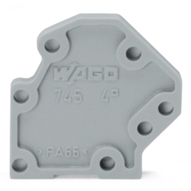 Wago 745-3100 Abschlussplatte 1,5mm Grau