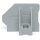 Wago 745-345 Endplatte mit Flansch gr Grau
