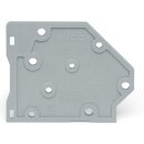 Wago 745-500/000-009 Abschlussplatte anrastbar Grau