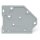 Wago 745-500/000-009 Abschlussplatte anrastbar Grau
