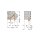 Wago 745-881/006-000 Anreihbare Leiterplattenklemme