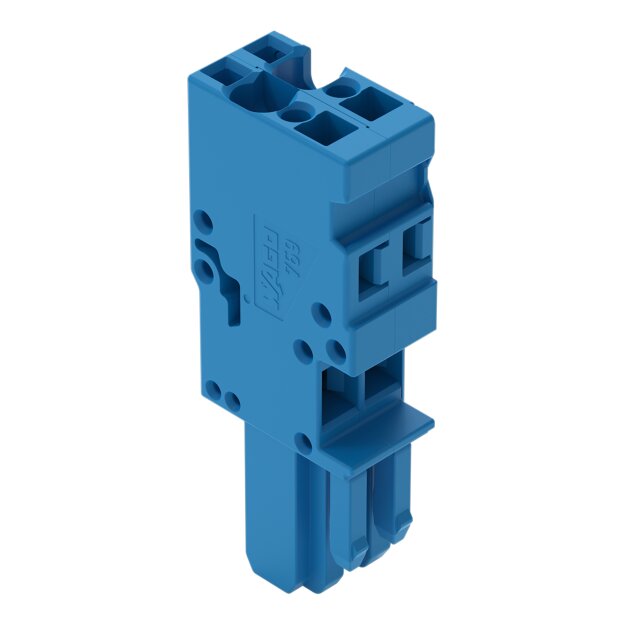 Wago 769-102/000-006 1-Leiter-Federleiste Blau