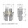 Wago 769-102/021-000 1-Leiter-Federleiste Grau
