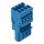 Wago 769-104/000-006 1-Leiter-Federleiste Blau