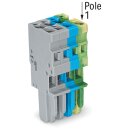 Wago 769-104/000-038 1-Leiter-Federleiste Mehrfarbig