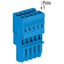 Wago 769-105/000-006 1-Leiter-Federleiste Blau
