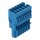 Wago 769-106/000-006 1-Leiter-Federleiste Blau