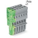 Wago 769-106/000-037 1-Leiter-Federleiste Mehrfarbig