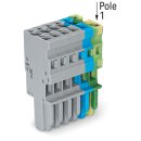 Wago 769-106/000-038 1-Leiter-Federleiste Mehrfarbig