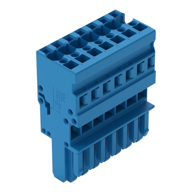 Wago 769-107/000-006 1-Leiter-Federleiste Blau