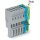 Wago 769-107/000-038 1-Leiter-Federleiste Mehrfarbig