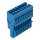 Wago 769-108/000-006 1-Leiter-Federleiste Blau