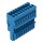 Wago 769-109/000-006 1-Leiter-Federleiste Blau