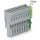 Wago 769-109/000-036 1-Leiter-Federleiste Mehrfarbig