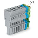 Wago 769-109/000-038 1-Leiter-Federleiste Mehrfarbig