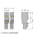 Wago 769-109/000-038 1-Leiter-Federleiste Mehrfarbig