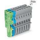 Wago 769-109/000-039 1-Leiter-Federleiste Mehrfarbig
