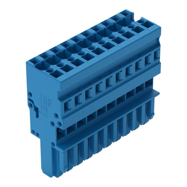 Wago 769-110/000-006 1-Leiter-Federleiste Blau