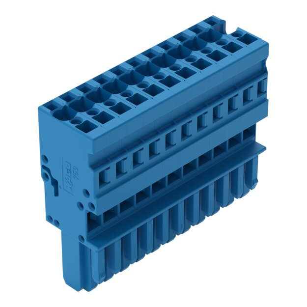 Wago 769-111/000-006 1-Leiter-Federleiste Blau
