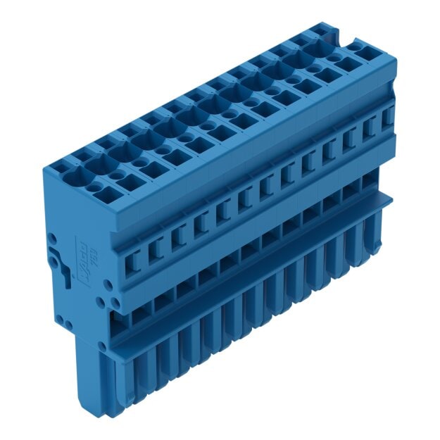 Wago 769-113/000-006 1-Leiter-Federleiste Blau