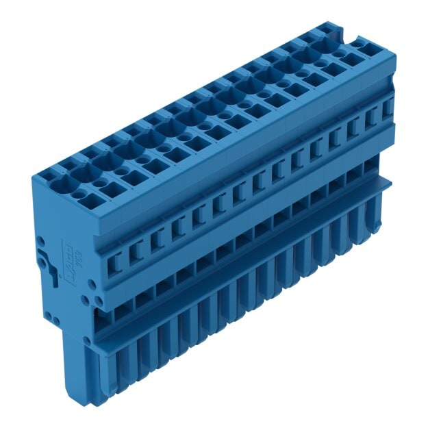Wago 769-115/000-006 1-Leiter-Federleiste Blau