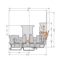 Wago 769-181 1-Leiter/1-Pin-Basisklemme Grau