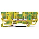 Wago 769-207 4-Pin-PE-Basisklemme Grün/gelb