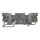 Wago 769-208/281-410 2-Pin-Bauelement-Basisklemme Grau