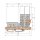 Wago 769-211 2-Leiter/2-Pin-Basisklemme Grau