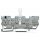 Wago 769-212 1-Leiter/1Pin Trennbasisklemme Grau