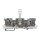 Wago 769-213 1-Leiter/1Pin Trennbasisklemme Grau