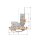 Wago 769-231 1-Leiter/1-Pin-Basisklemme Grau