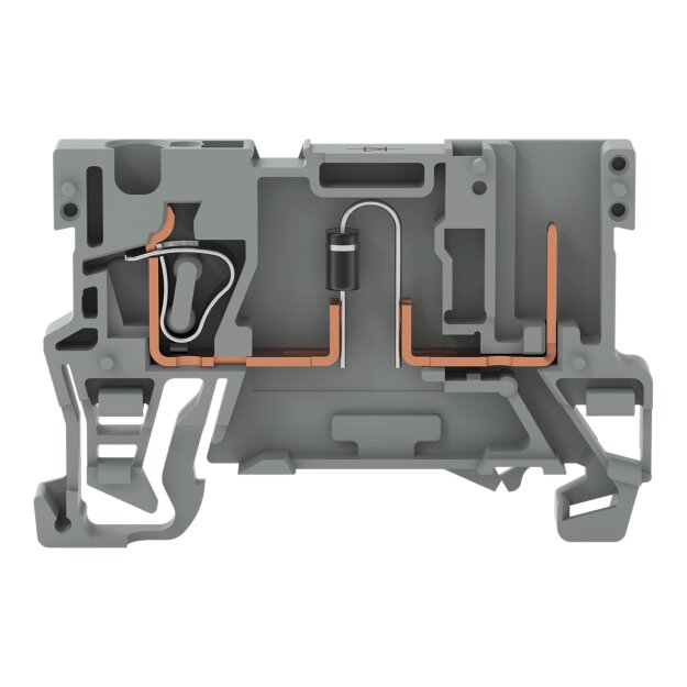 Wago 769-238/281-410 1-Leiter/1Pin Bauelementklemme Grau