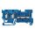 Wago 769-251/000-006 2-Leiter/1-Pin-Basisklemme Blau