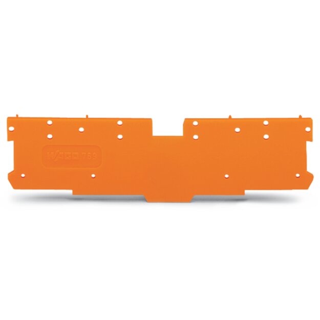 Wago 769-302 Abschluss- und Zwischenplatte Orange