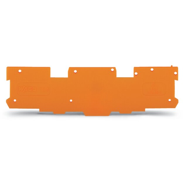 Wago 769-312 Abschluss- und Zwischenplatte Orange