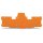 Wago 769-314 Trennwand 1,1mm Orange