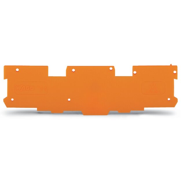 Wago 769-318 Abschluss- und Zwischenplatte Orange