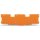 Wago 769-318 Abschluss- und Zwischenplatte Orange