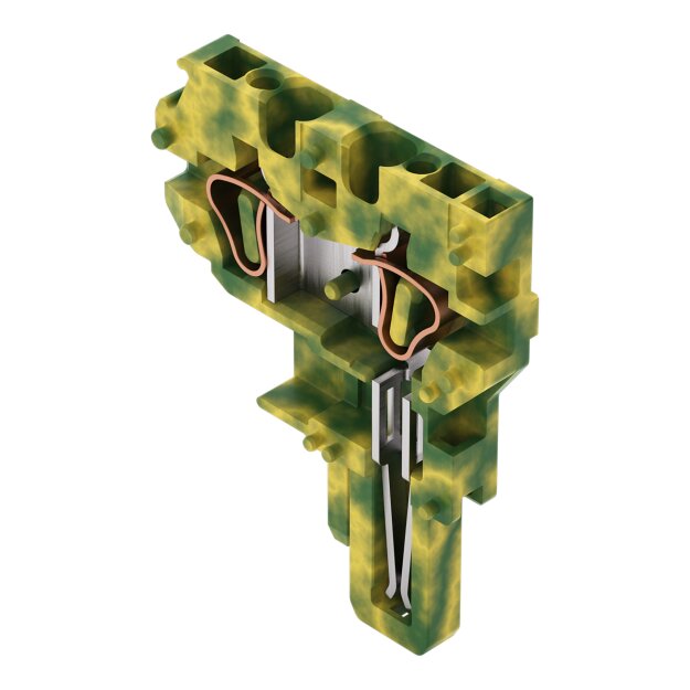 Wago 769-505/000-016 2-Leiter-Mittelmodul Grün/gelb