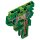 Wago 769-506/000-016 2-Leiter-Endmodul Grün/gelb