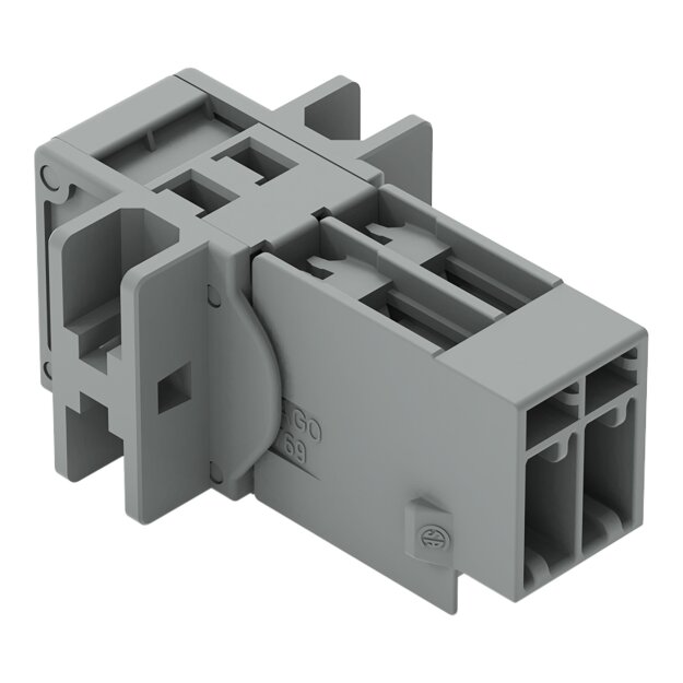 Wago 769-602/002-000 1-Leiter-Stiftleiste Grau